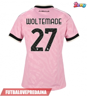 Lacne Ženy Futbalové dres Juventus Nick Woltemade #27 2026-27 Krátky Rukáv - Preč